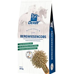 Pferdefutter Bergwiesencobs 25 kg ^