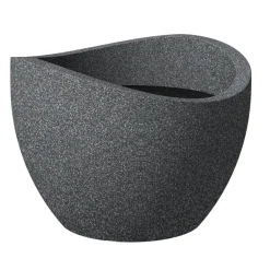 Pflanzengefäß 250/50 Schwarz-Granit ^ Scheurich Best
