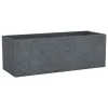 Pflanzgefaess C-Cube Stony black 80/240Long ^ Scheurich Hot