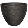Pflanzgefäß Rillenoptik 31 x 40 cm anthrazit ^ Geli Sale
