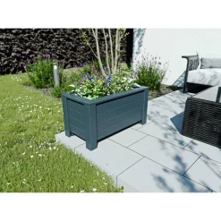 Pflanzkasten Fichte anthrazit 80x40x40cm ^ Clearance