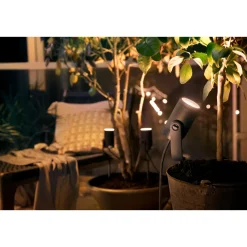 LED-Außenleuchte Lily 19,4 x 8,4 x 7 cm schwarz ^ Philips Hue New