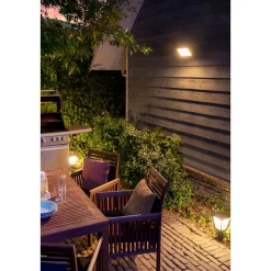 LED-Außenwandleuchte Welcome schwarz ^ Philips Hue Discount
