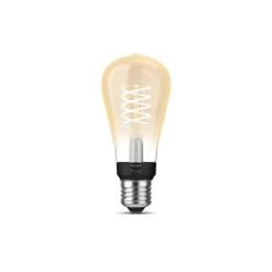 LED-Edison-Leuchtmittel White Filament E27 7W ^ Philips Hue Best