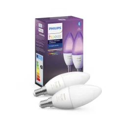 LED-Kerze White und Color 5,3W 2 Stück ^ Philips Hue Sale