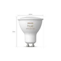 LED-Reflektor White und Color Ambiance GU10 5,7W ^ Philips Hue Best