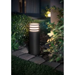 LED-Wegeleuchte Lucca anthrazit ^ Philips Hue Hot