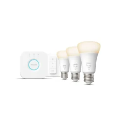 Starter-Set White Ambiance inkl 3 x LED-Lampe E27 und Bridge und Dimmschalter ^ Philips Hue Outlet