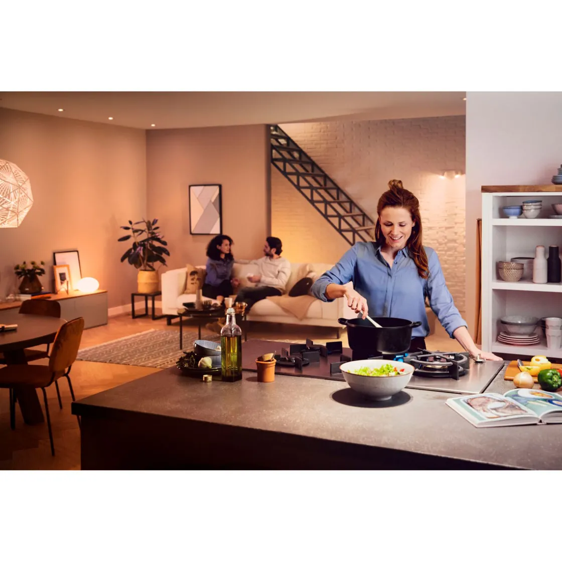 Starter-Set White Ambiance inkl 3 x LED-Lampe E27 und Bridge und Dimmschalter ^ Philips Hue Outlet