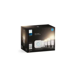 Starter-Set White Ambiance inkl 3 x LED-Lampe E27 und Bridge und Dimmschalter ^ Philips Hue Outlet
