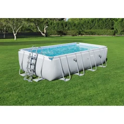 Pool-Sicherheitsleiter für Wandhöhe 107 - 122 cm ^ Best