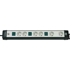 Premium-Line 6fach sw/ligrau DE3m H05VV-F3G1,5 je 2fach schaltbar ^ Brennenstuhl Online