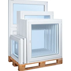 PVC Fenster 71 3-fach Glas 0800/1000LS1flg. DK weiss/weiss ^ Discount