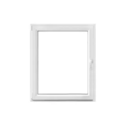 PVC Fenster 71 3-fach Glas 0750/0500LS1flg. DK weiss/weiss ^