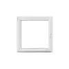 PVC Fenster 71 3-fach Glas 1200/1200LS1flg. DK weiss/weiss ^ Hot