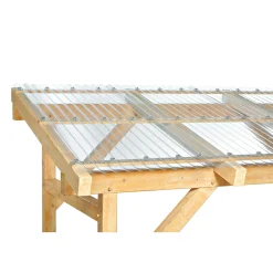 PVC-Wellpappe Sinus transparent 200 x 90 cm ^