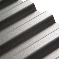 PVC Wellplatte grau Trapez 2000x900Typ 1.2, 1 St = 1,8 m2 ^ gutta Online