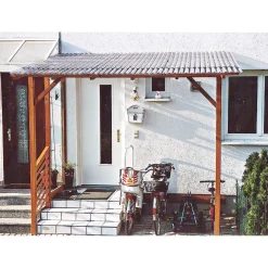 PVC Wellplatte Trapez klar 200 x 90 cm ^ New