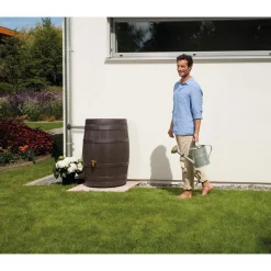 Regenfass VINO 400 L dunkelbraun ^ 4rain New