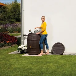 Regenfass VINO 400 L dunkelbraun ^ 4rain New