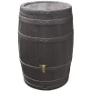 Regenfass Vino mit Deckel 250 L braun ^ 4rain New