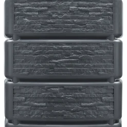 SLIM STONE DECOR Wandtank 350 Liter graphite grey ^ 4rain