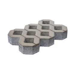 Rasengitter 60x40x8 cm grau mit Fase ^ Lusit Outlet