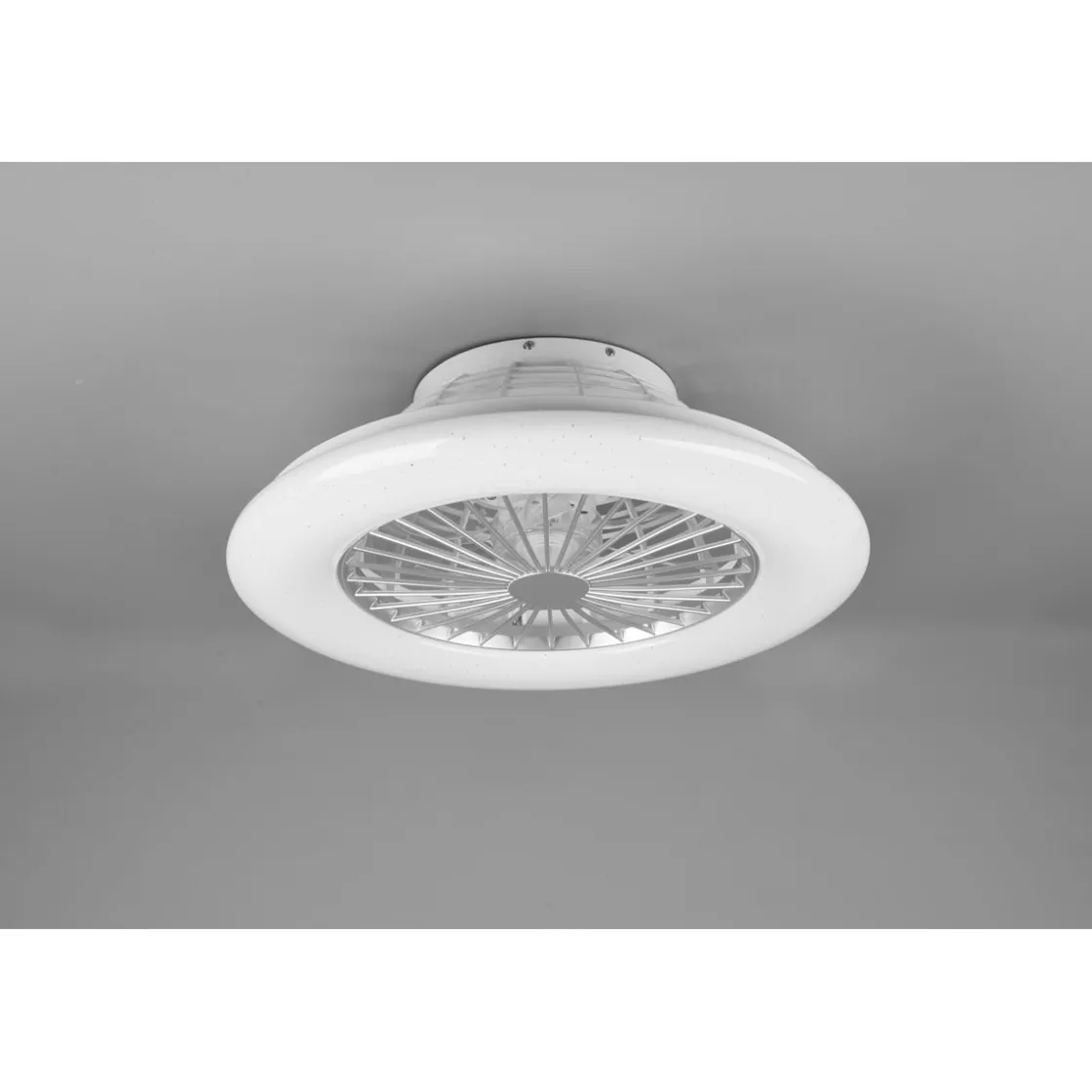 LED-Deckenleuchte Stralsund mit Ventilator weiß ^ Reality Outlet