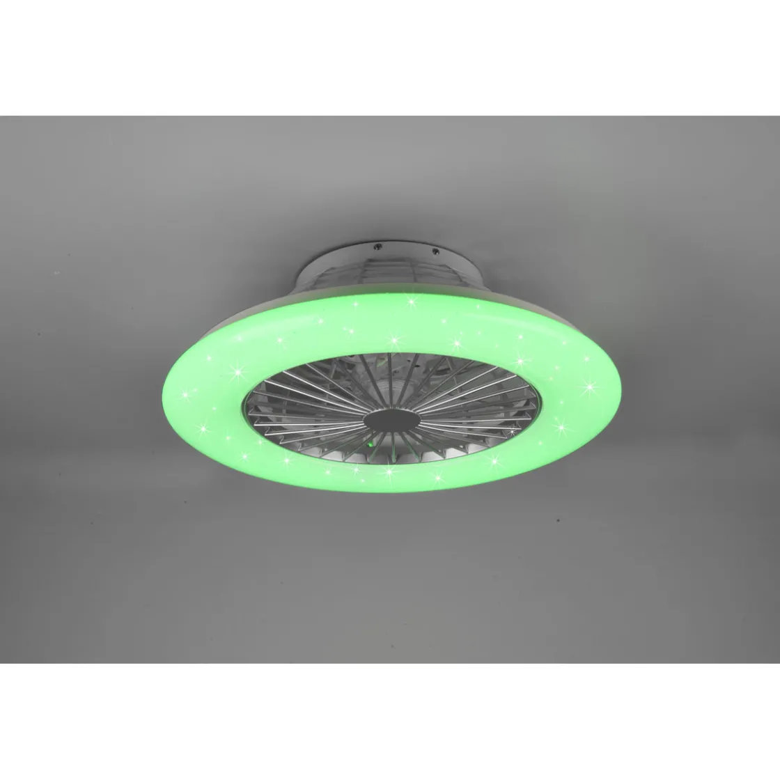 LED-Deckenleuchte Stralsund mit Ventilator weiß ^ Reality Outlet