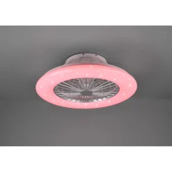 LED-Deckenleuchte Stralsund mit Ventilator weiß ^ Reality Outlet