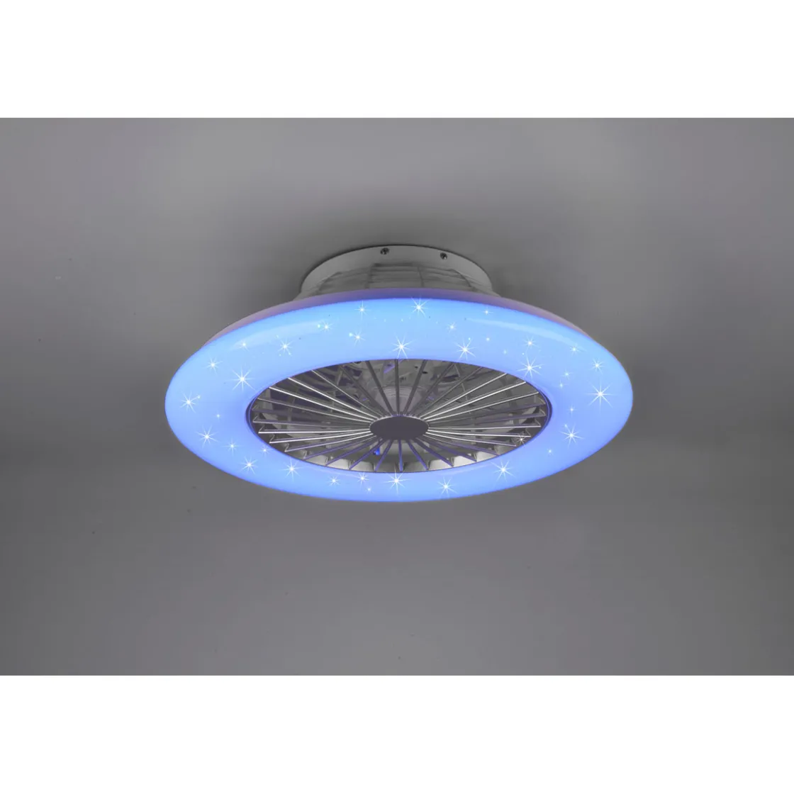 LED-Deckenleuchte Stralsund mit Ventilator weiß ^ Reality Outlet