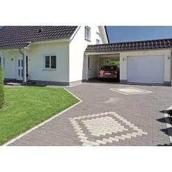 Rechteckpflaster mit Fase, grau10x20x8 cm, 50 Stk./qm ^ Lusit Online