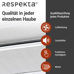 Dunstabzugshaube CH4138IXCEdelstahl_weiß ^ Respekta New