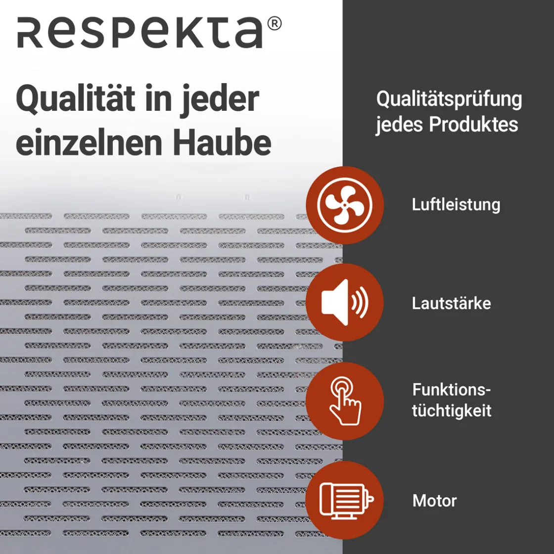 Dunstabzugshaube DH640IXL inox ^ Respekta Hot