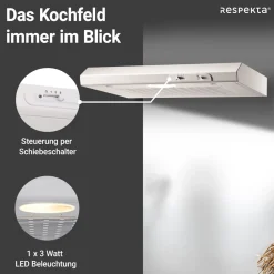 Dunstabzugshaube DH620WL weiss ^ Respekta Discount