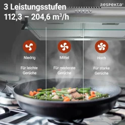 Unterbauhaube CH1259IXCNEdelstahl, 60 cm, EEK C ^ Respekta Online