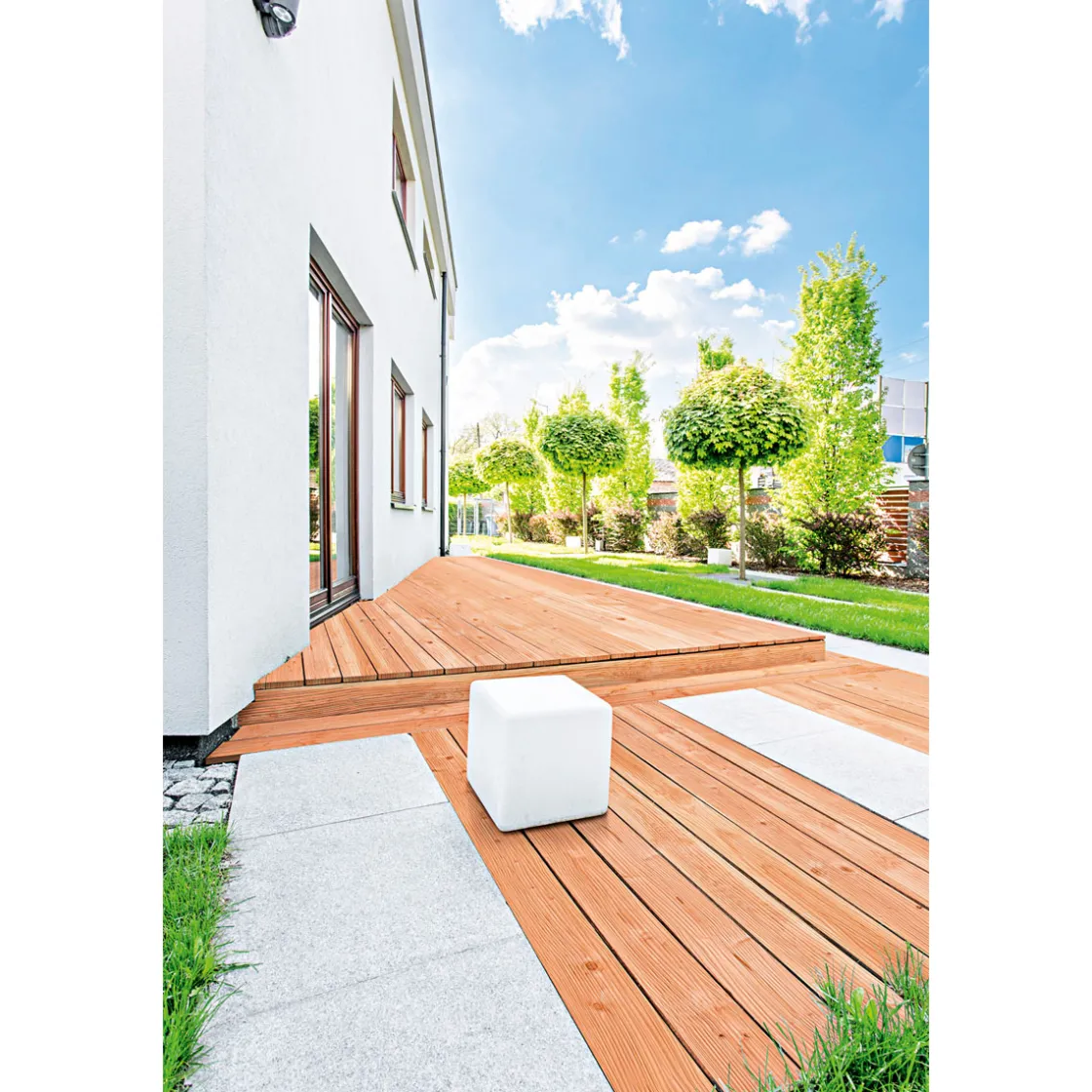 Bodendiele Douglasie glatt/strukturiert 300 x 14,5 x 2,8 cm ^ Rettenmeier New