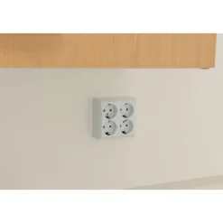 AP-Schalterprogramm PlanoLuxe weiß Steckdose 4-fach ^ REV Ritter Clearance