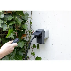 Funkschalt-Set außen IP44 Standard mit Fernbedienung 2+1 schwarz ^ REV Ritter Discount