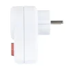 Steckdosenadapter mit Schalter 1fach Schutzkontakt weiß ^ REV Ritter Best