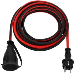 Verlängerung Safeline Gummi Schutzk. H05RR-F 3G1,5² 5m rot-schwarz ^ REV Ritter Clearance
