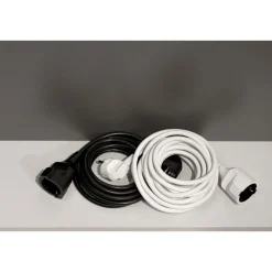Verlängerung Schutzkontakt Kunststoff H05VV-F 3G1,5² 3m weiß ^ REV Ritter New
