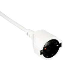 Verlängerung Schutzkontakt Kunststoff H05VV-F 3G1,5² 3m weiß ^ REV Ritter New