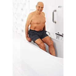 Badewannen-Brett mit Haltegriff weiß ^ Ridder New