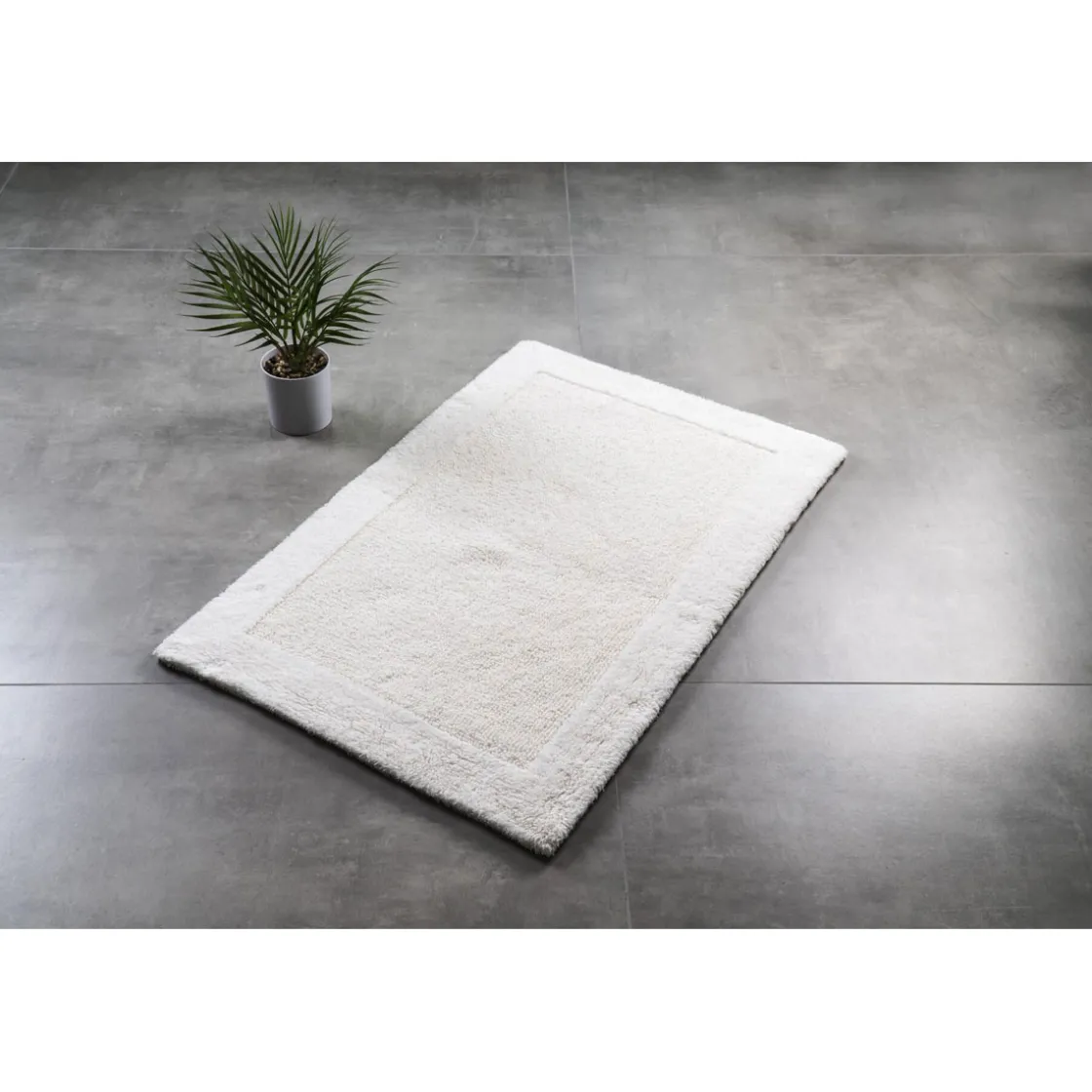 Badezimmerteppich Amelie ca 60 x 90 cm weiß ^ Ridder Clearance