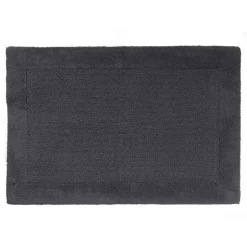 Badezimmerteppich Amelie ca 70 x 120 cm dunkelgrau ^ Ridder