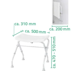 Bad-Hocker klappbar höhenverstellbar ^ Ridder Sale