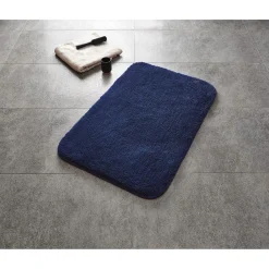 Teppich Chic 60 x 90 cm dunkelblau Polyester-Microfaser ^ Ridder Clearance