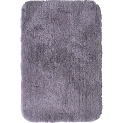 Teppich Chic 60 x 90 cm grau Polyester-Microfaser ^ Ridder Best