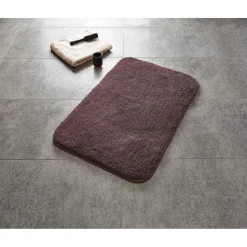 Teppich Chic 60 x 90 cm stone Polyester-Microfaser ^ Ridder
